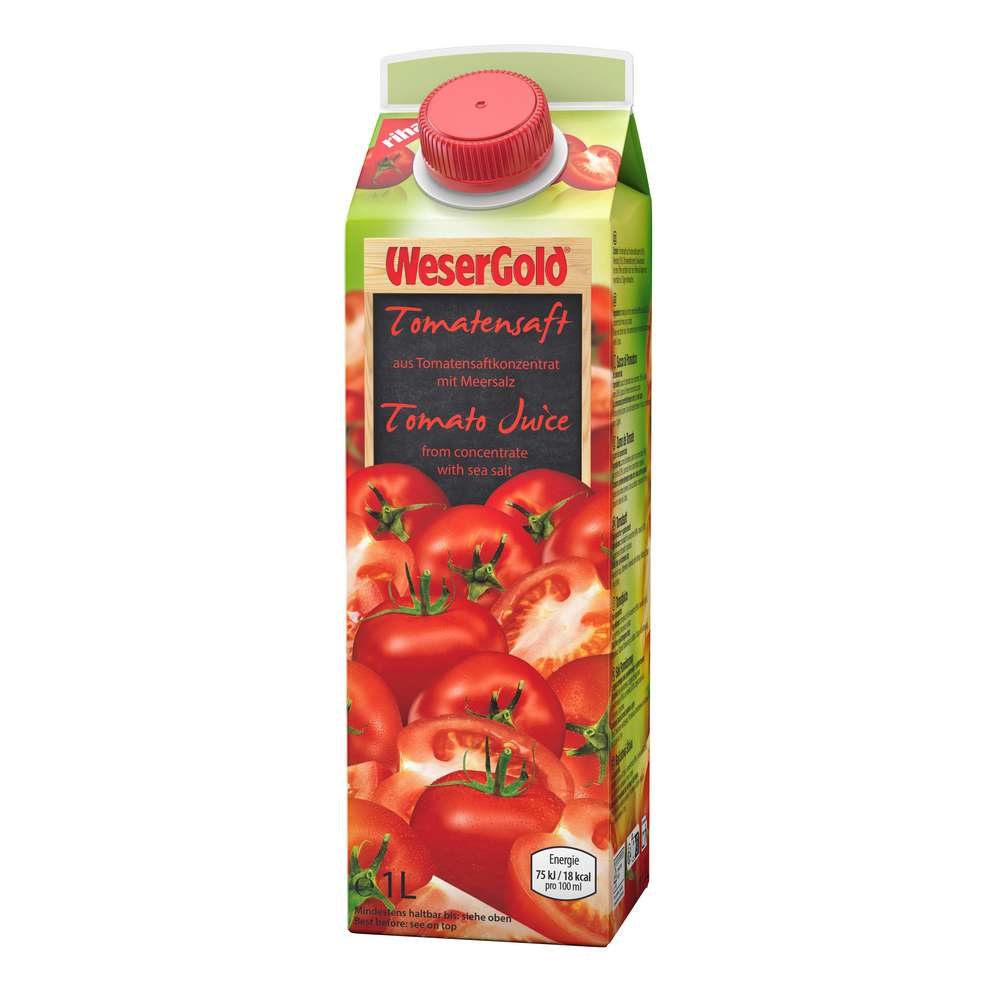 Produktabbildung Wesergold Tomatensaft