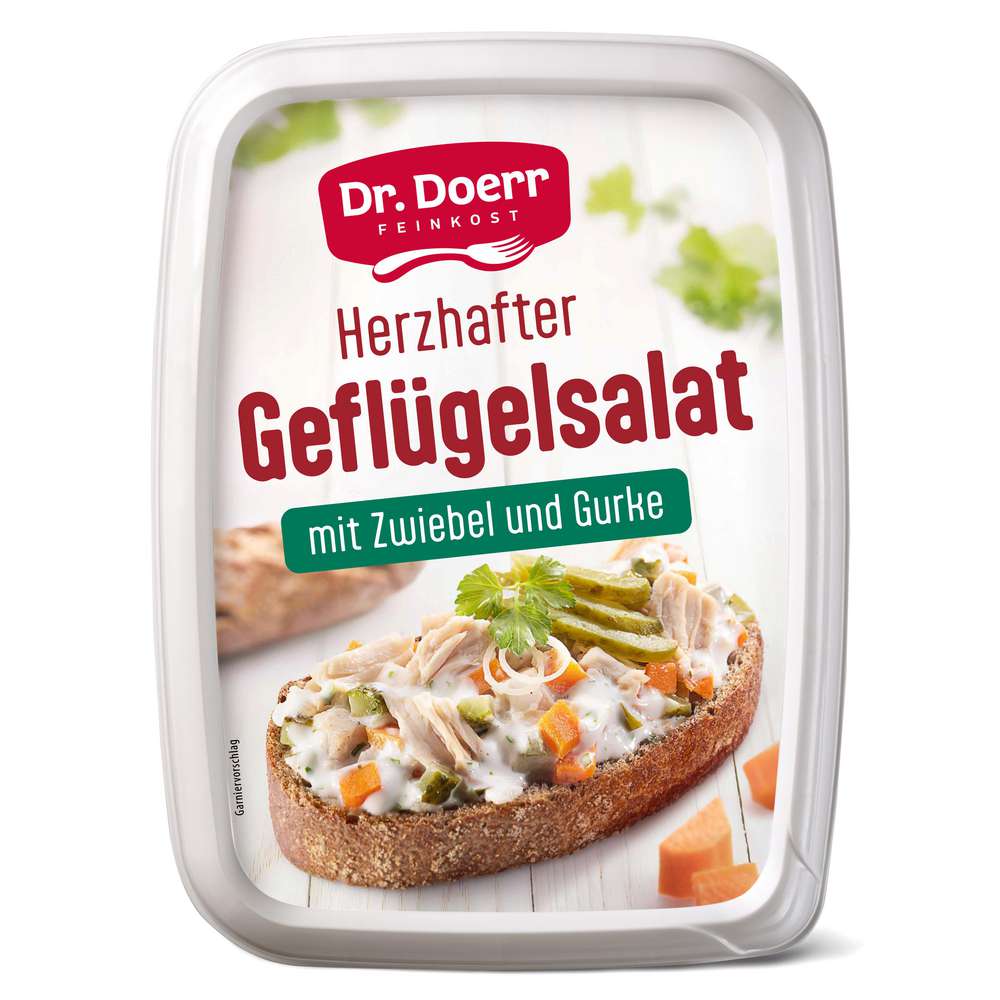 Produktabbildung Dr. Doerr Geflügelsalat, Zwiebel & Gurke