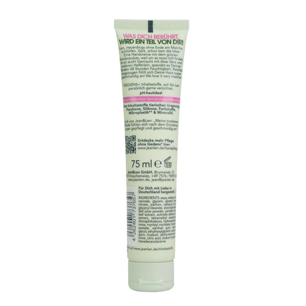 Produktabbildung Jean & Len Handcreme, So Matcha