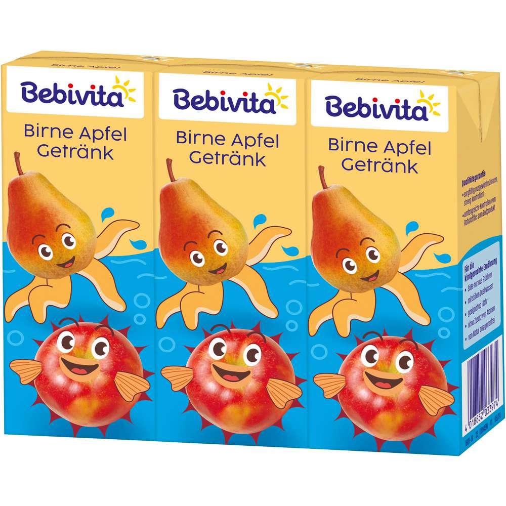 Produktabbildung Bebivita Wasser, Birne-Apfel