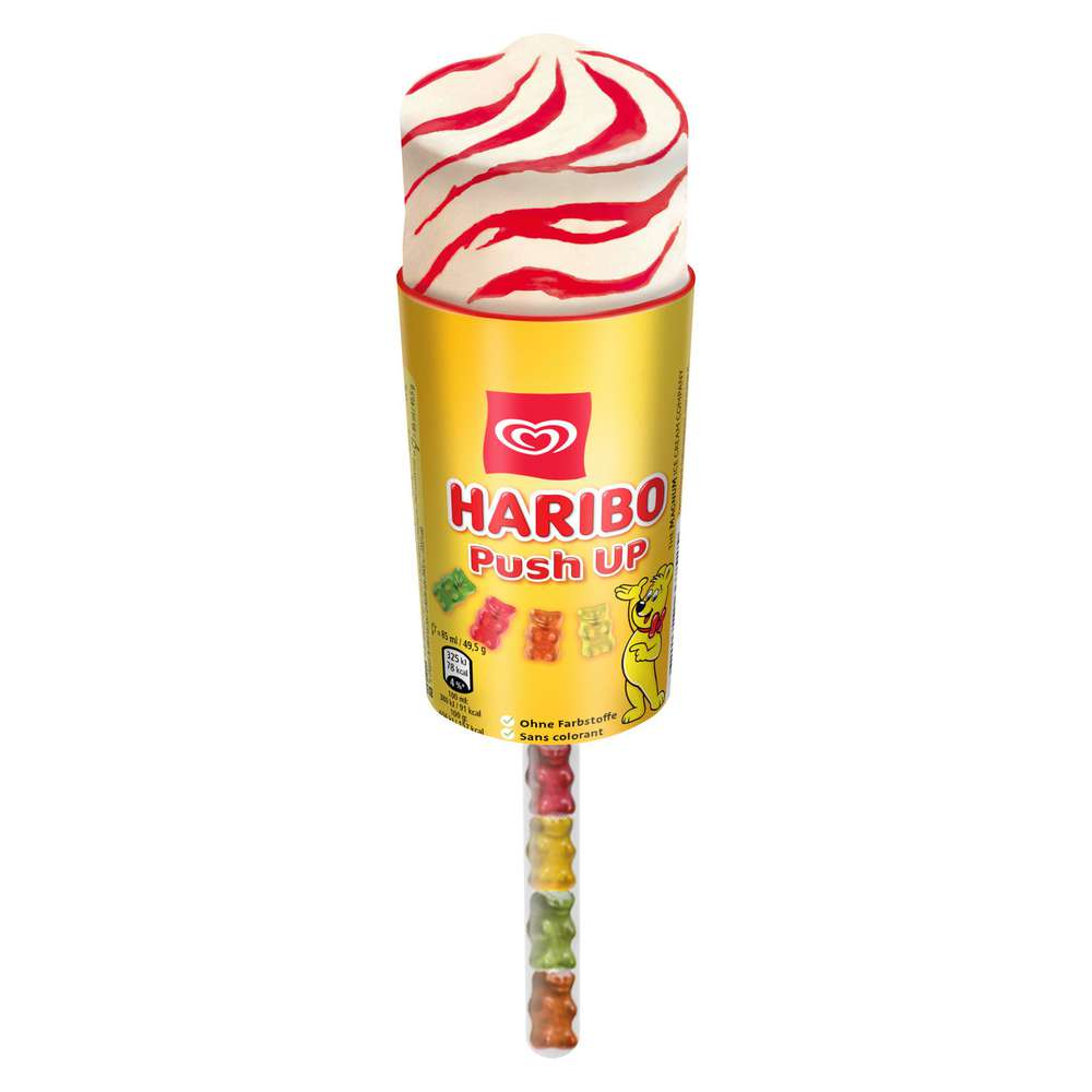 Produktabbildung Langnese Stiel-Eis Push Up Haribo