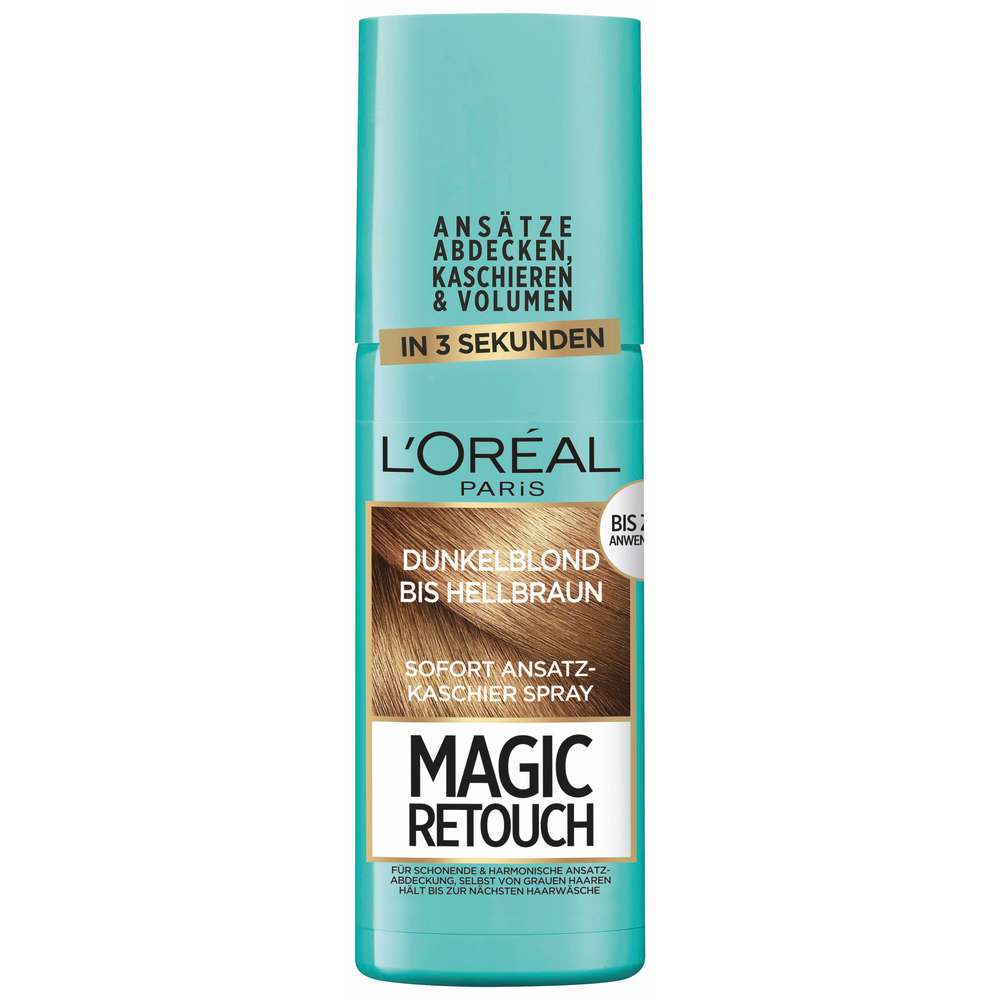 Produktabbildung L'Oreal Paris Ansatzspray Magic Retouch, 4 Dunkelblond-Hellbraun