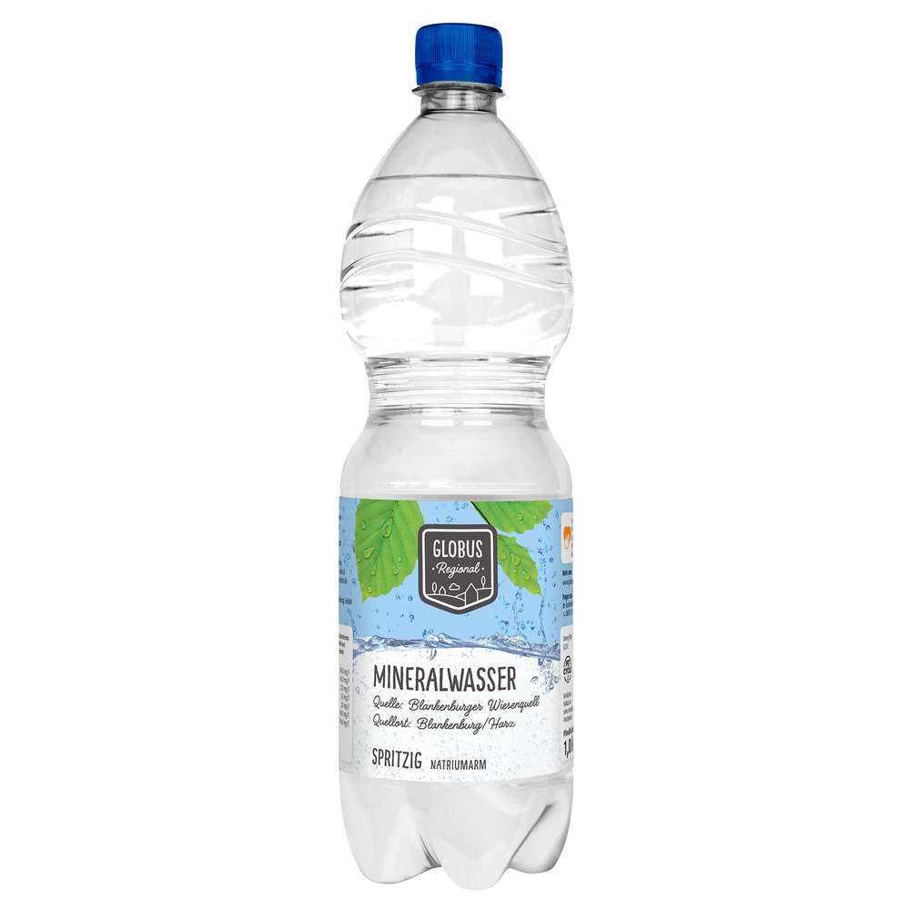 Produktabbildung GLOBUS Regional Mineralwasser, Spritzig