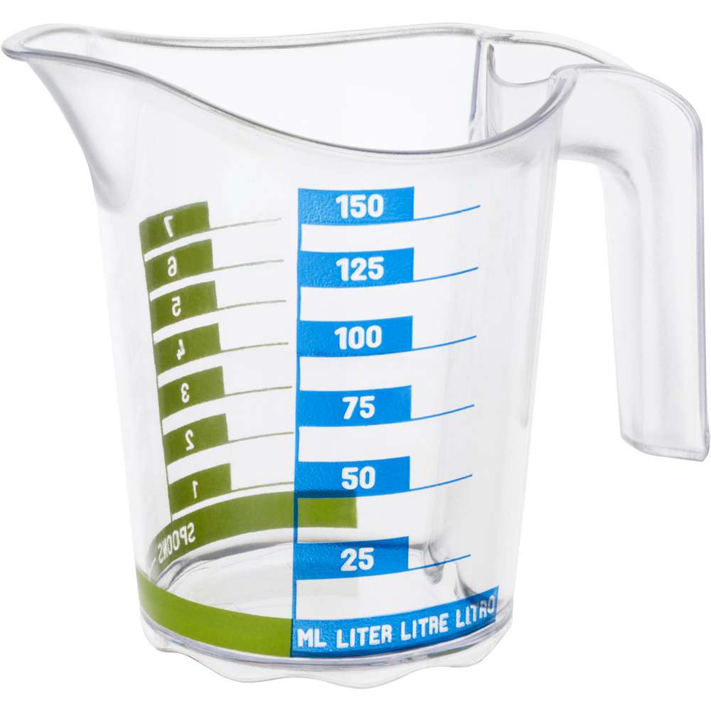 Produktabbildung Rotho Messbecher 0,15l Domino, transparent