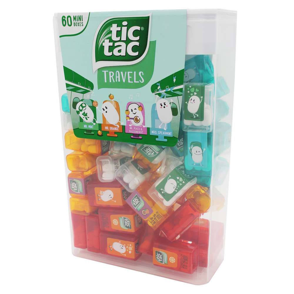 Produktabbildung Ferrero Tic Tac Travels, 60 Mini Boxen