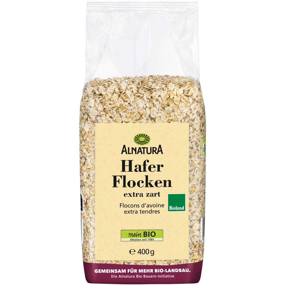 Produktabbildung Alnatura Bio Haferflocken, extra zart