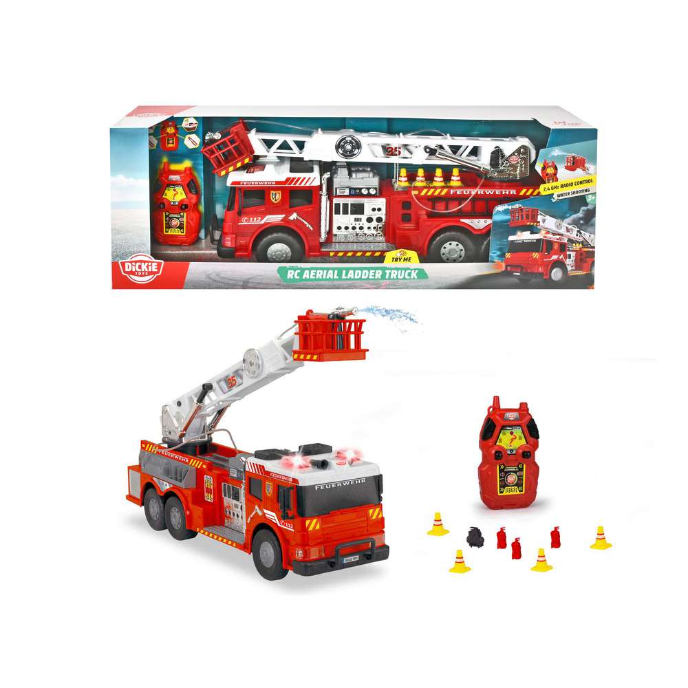 Produktabbildung Dickie Toys RC Aerial Ladder Truck, 62 cm + Zubehör