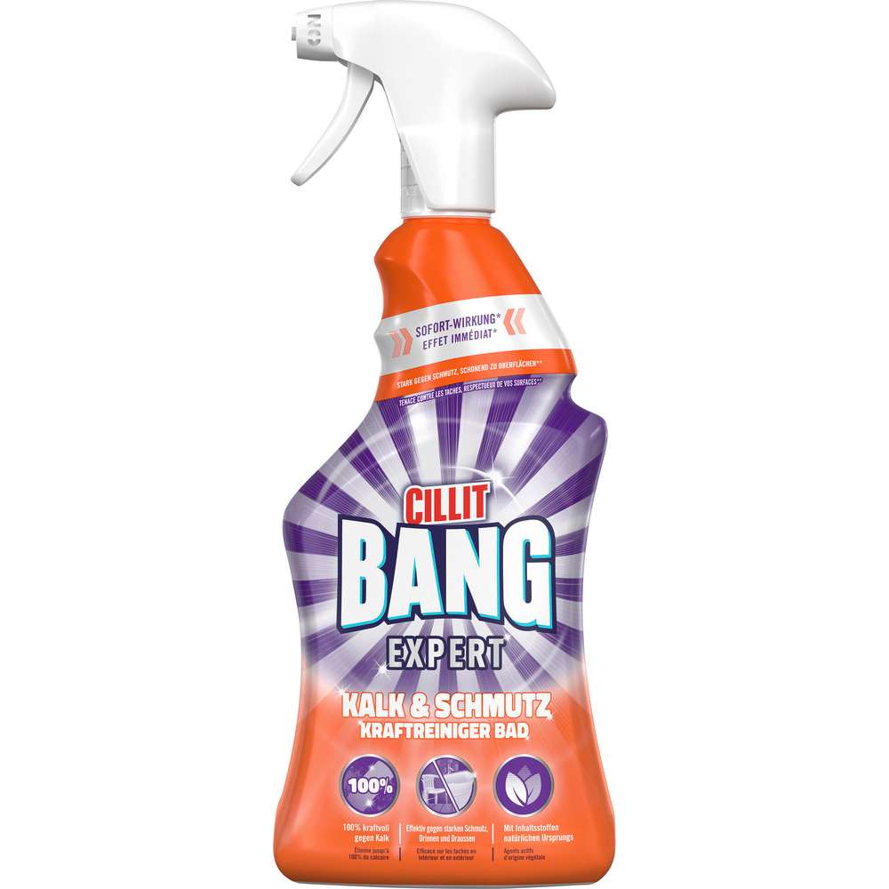Produktabbildung Cillit Bang Badreiniger Expert, Kalk & Schmutz