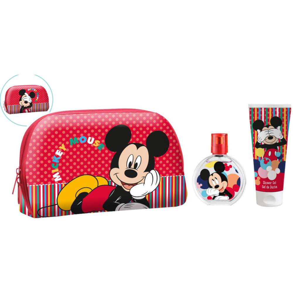 Produktabbildung 2K Geschenk-Set Mickey & Friends Toilette Bag 