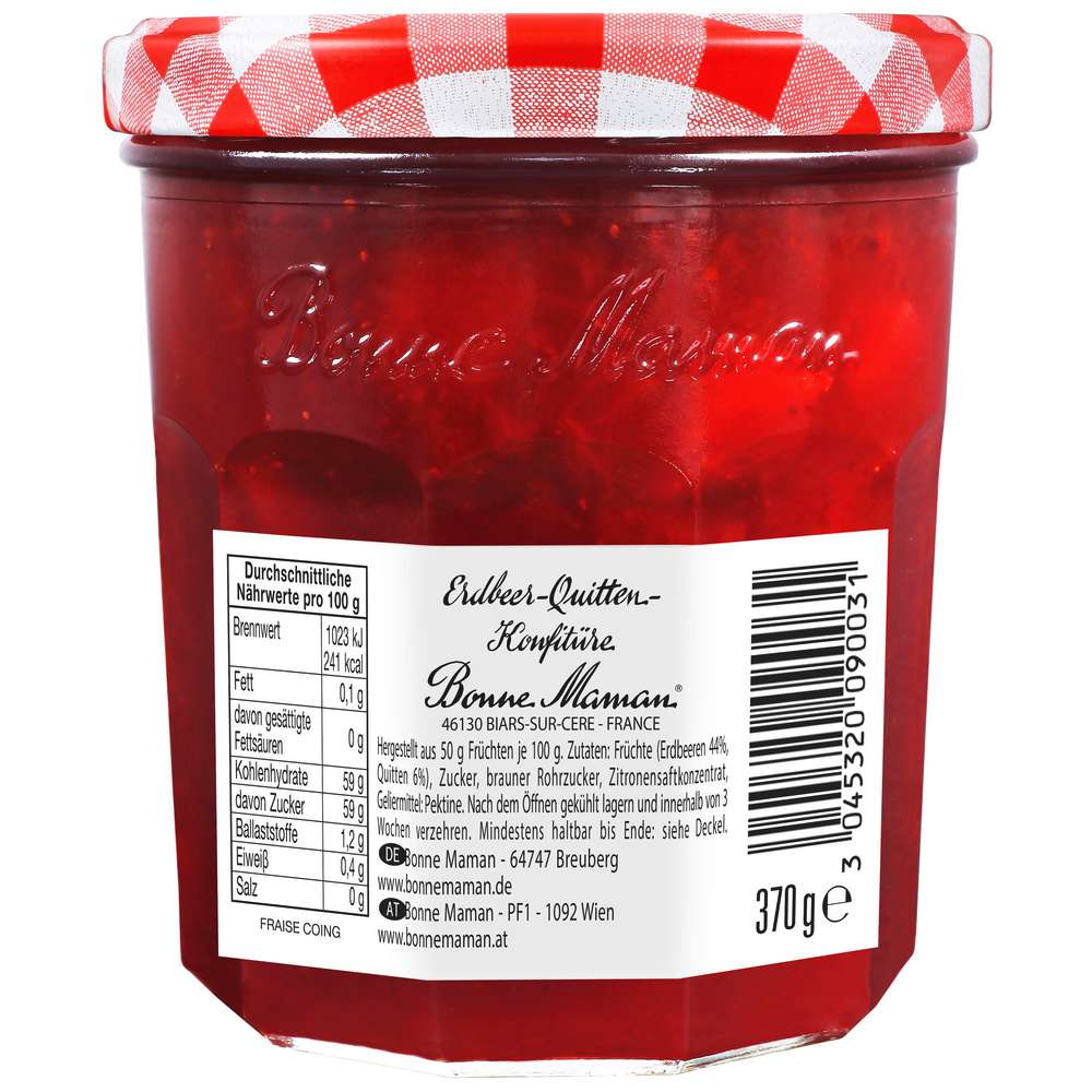 Produktabbildung Bonne Maman Konfitüre, Erdbeere/Quitte