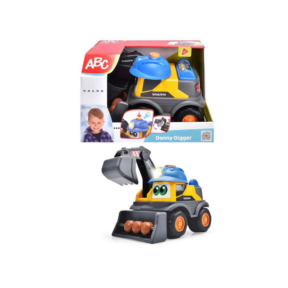 Produktabbildung ABC Danny Digger Volvo, 25cm