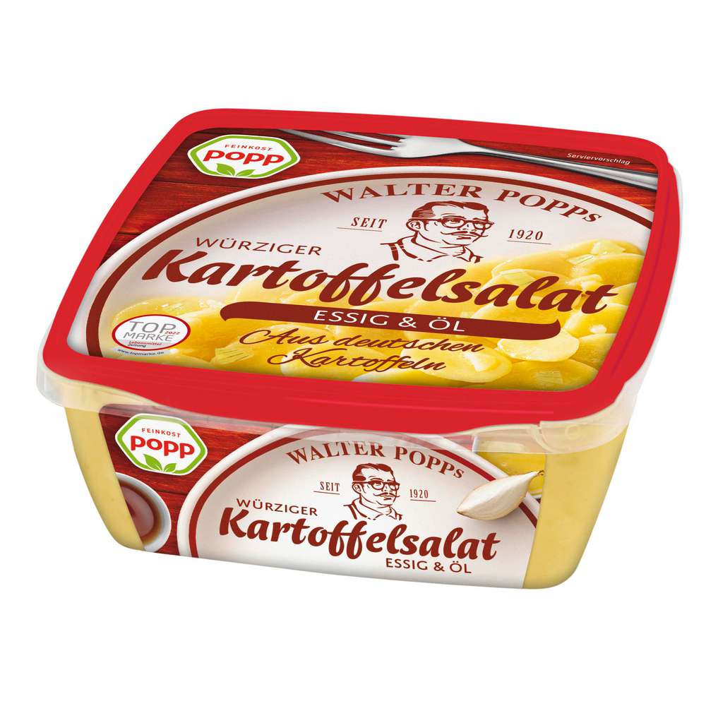 Produktabbildung Popp Kartoffelsalat, Essig & Öl