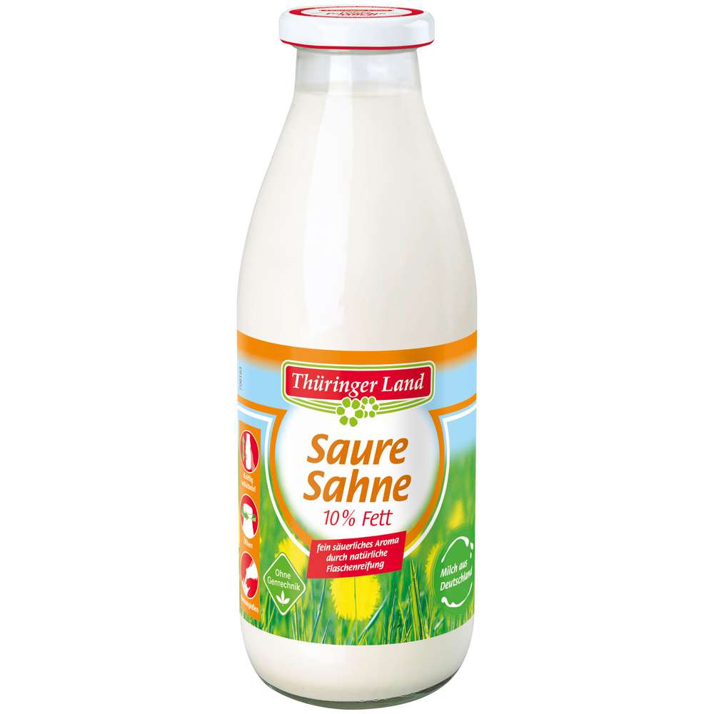 Produktabbildung Thüringer Land Saure Sahne, 10 % Fett