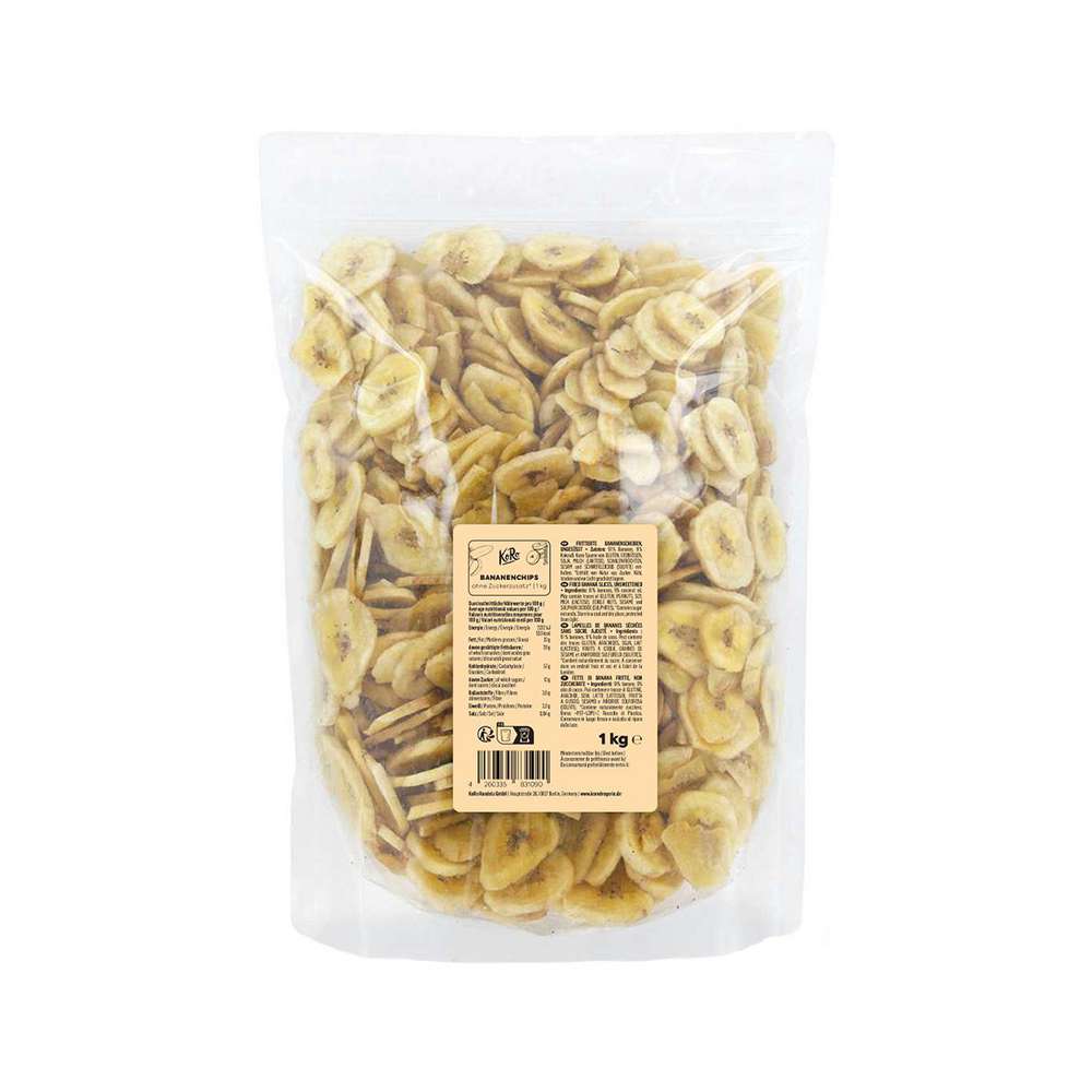 Produktabbildung KoRo Bananenchips ohne Zuckerzusatz 