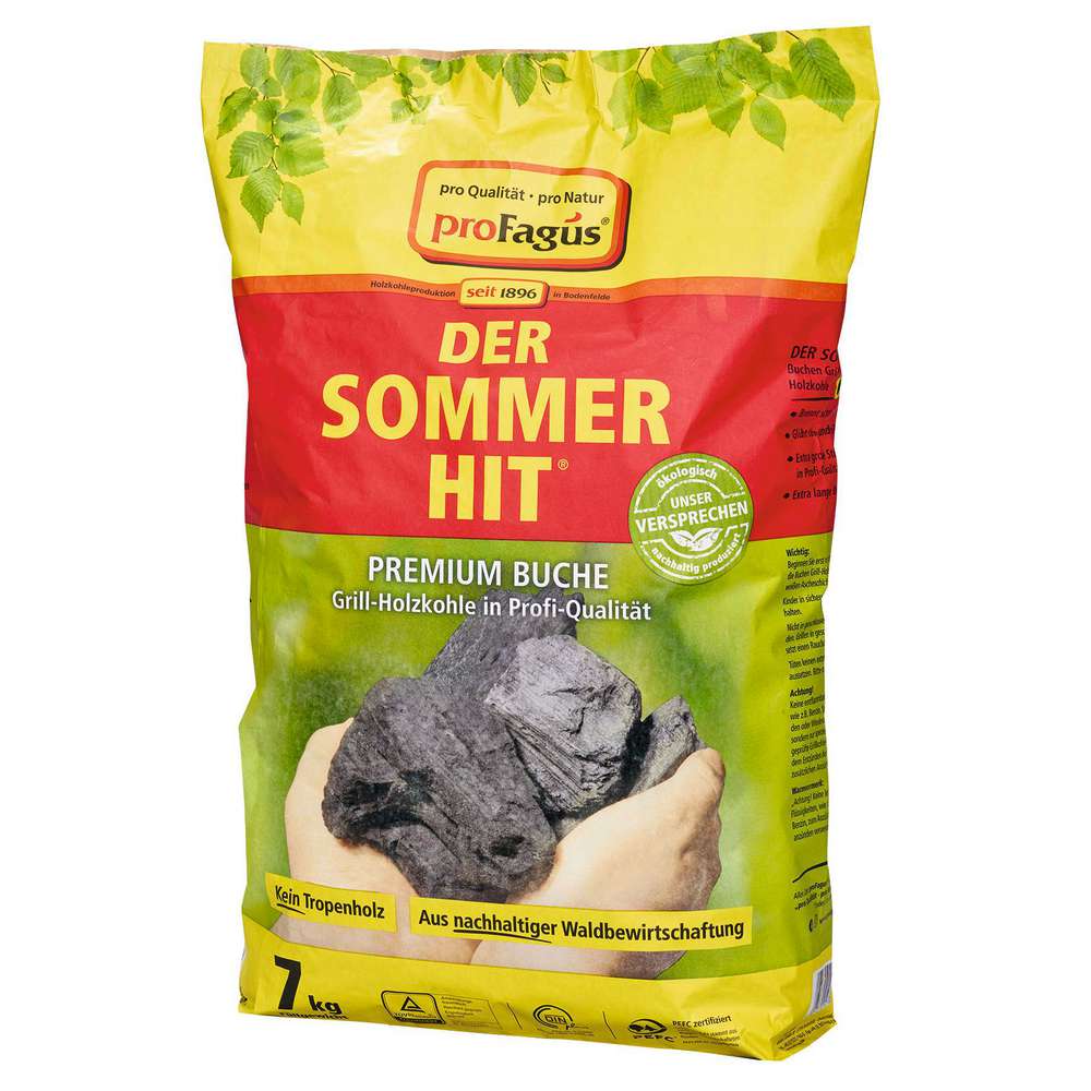 Produktabbildung proFagus Grill-Holzkohle Der Sommer-Hit, 7kg