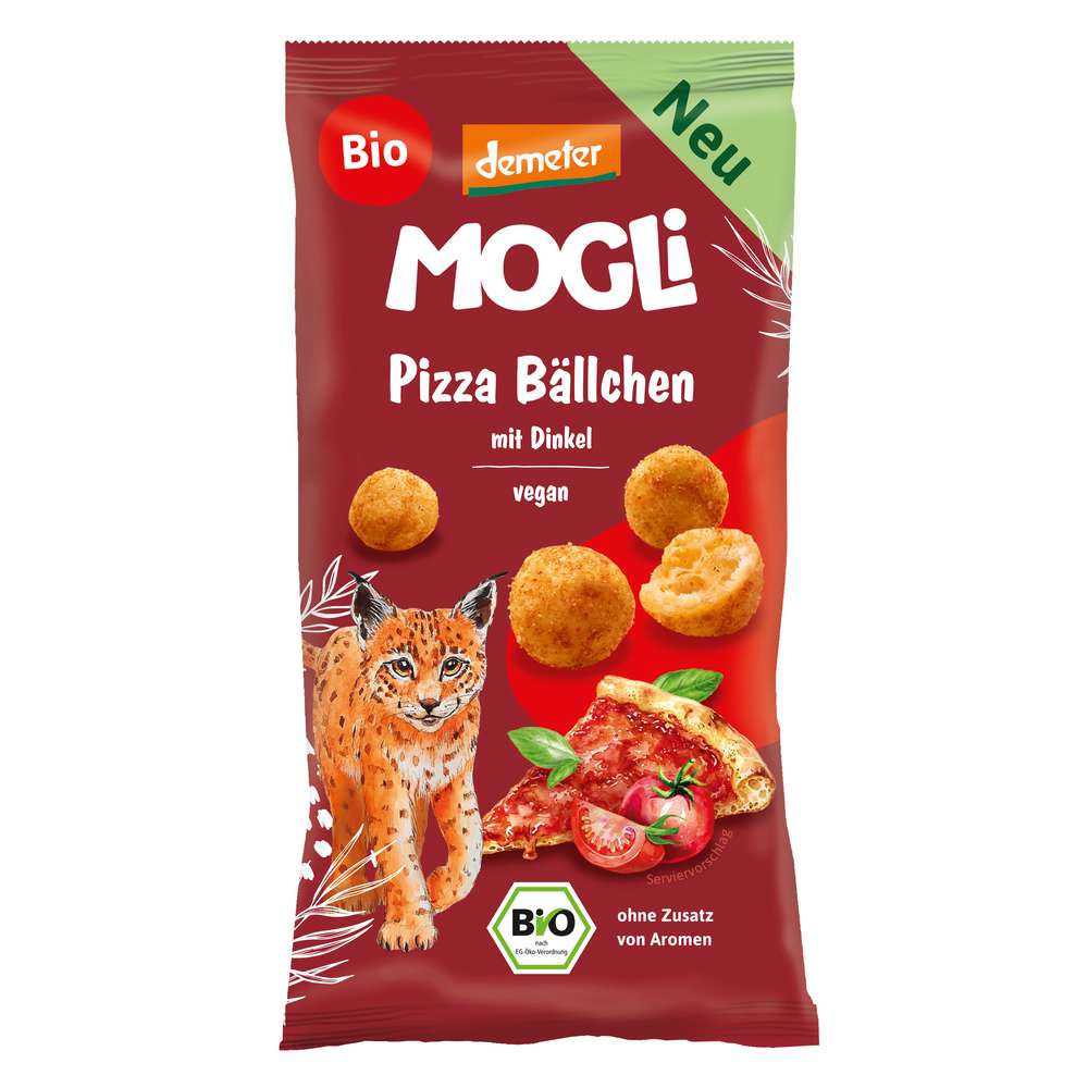 Produktabbildung MOGLi Bio Pizza Bällchen mit Dinkel