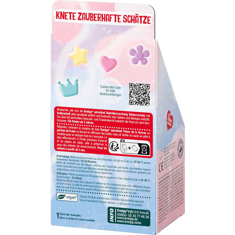 Produktabbildung Kneipp Kinder-Sprudelbad Einhornschatz