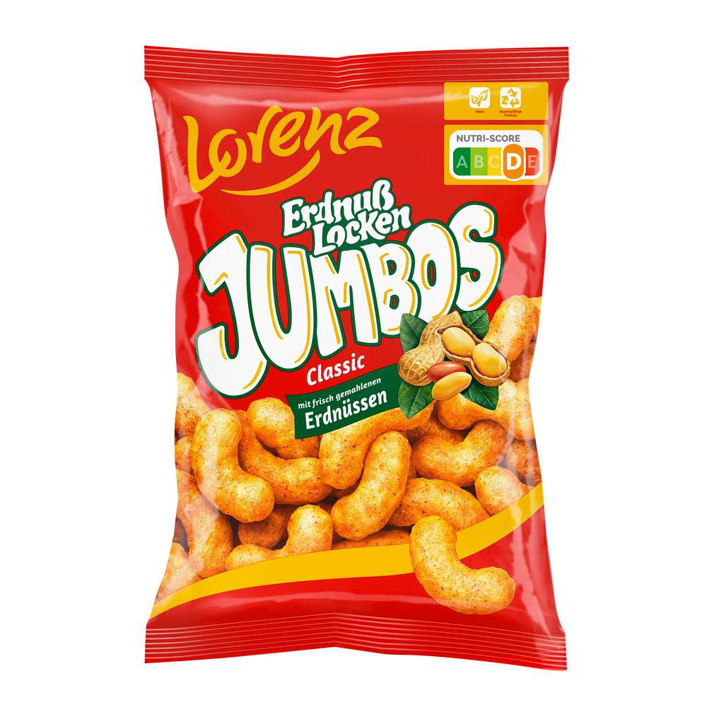 Produktabbildung Lorenz Flips Erdnusslocken Jumbo