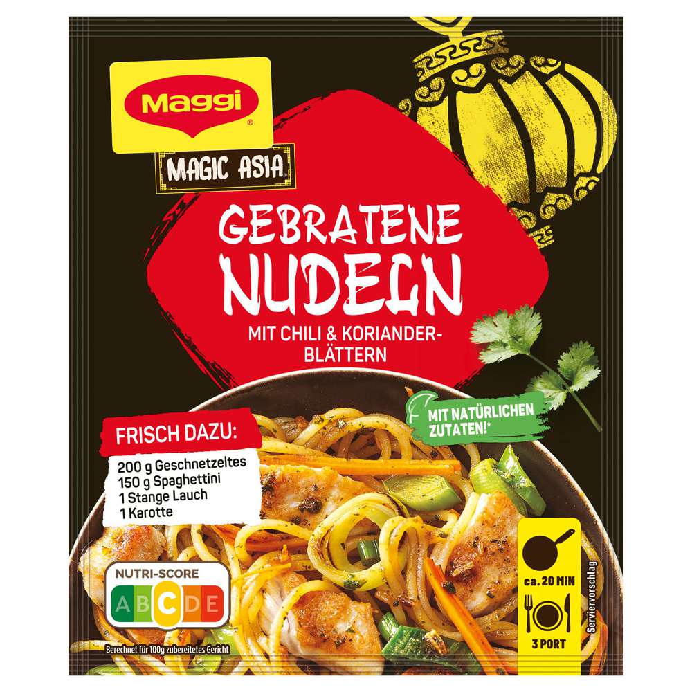 Produktabbildung Maggi Gewürzmischung, Gebratene Nudeln