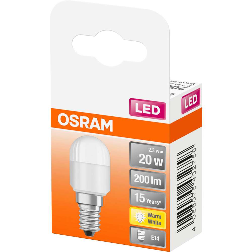 Produktabbildung Osram LED Glühlampenform, E14, 2.3W, 230V