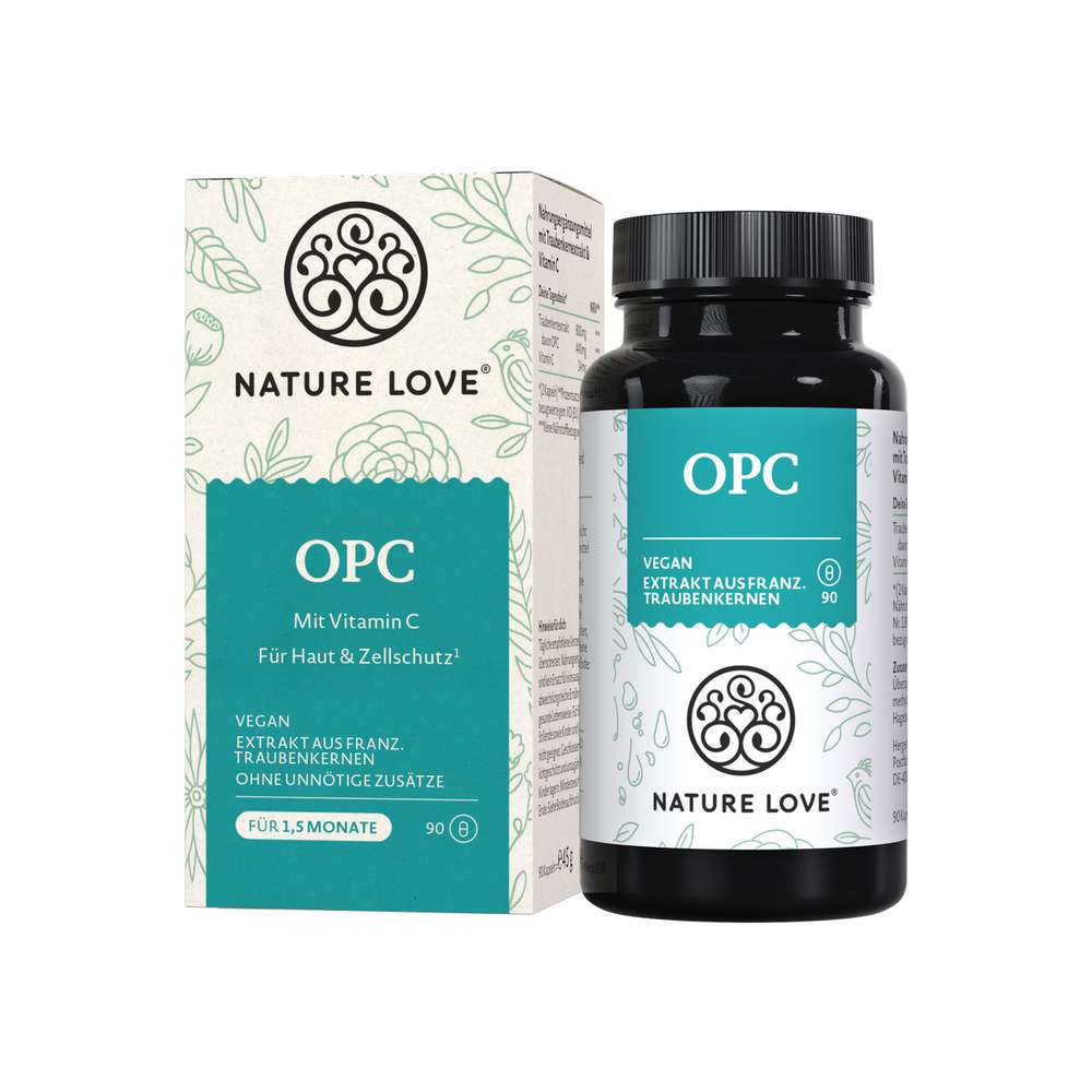Produktabbildung Nature Love Kapseln OPC mit Vitamin C