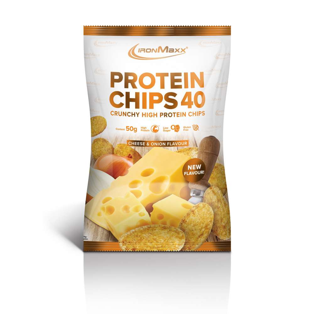 Produktabbildung IronMaxx Protein Chips, Cheese & Onion