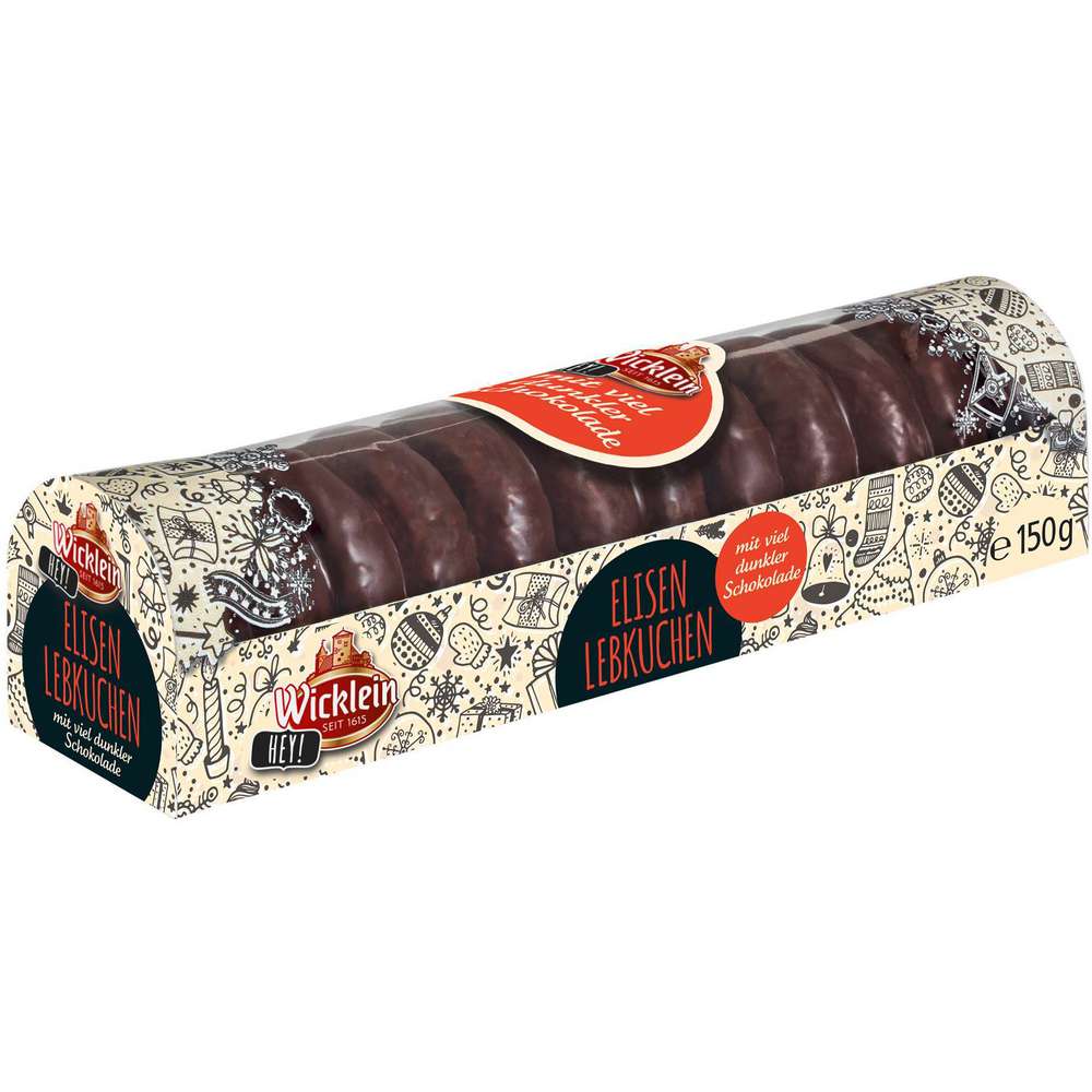 Produktabbildung Wicklein Elisen-Lebkuchen, dunkle Schokolade