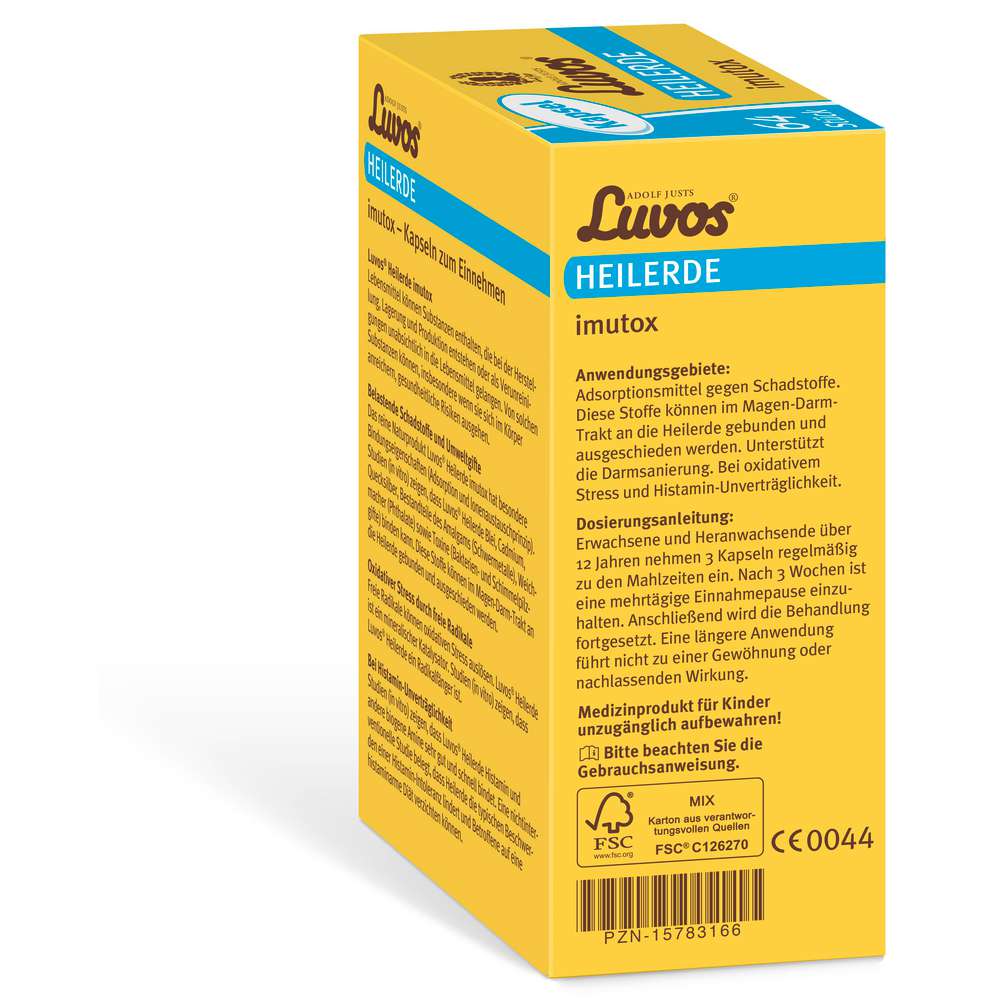Produktabbildung Luvos Heilerde Imutox Kapseln