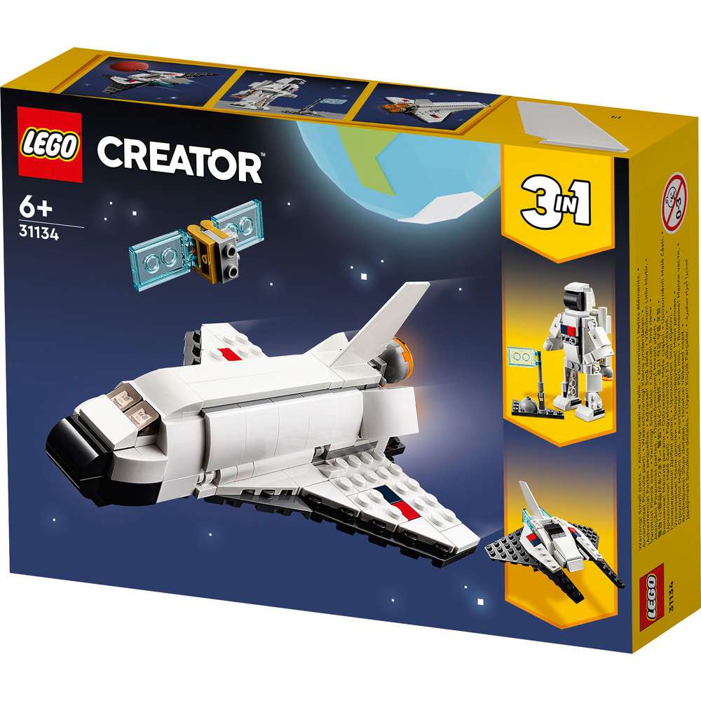 Produktabbildung Lego LEGO Creator 3in1 31134 Spaceshuttle und Raumschiff-Spielzeug-Set
