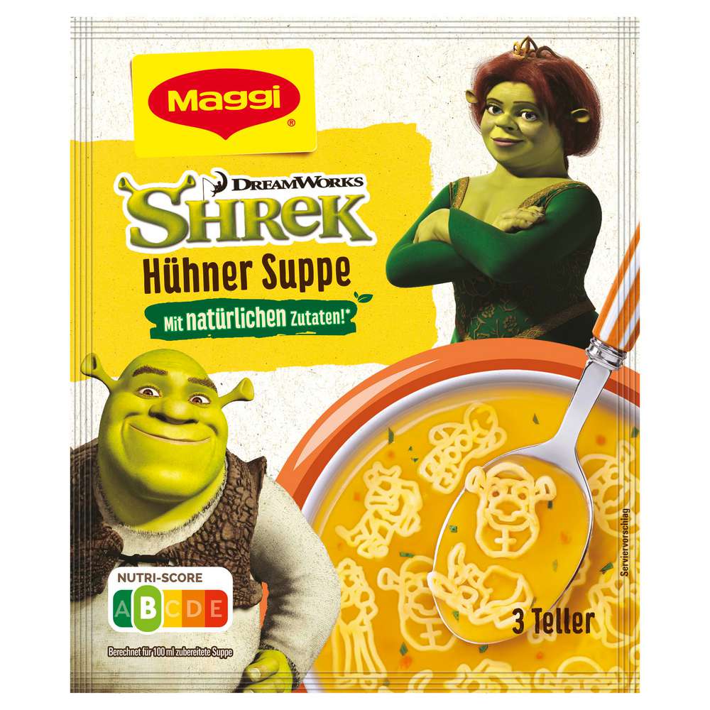 Produktabbildung Maggi Hühner Suppe Shrek 3