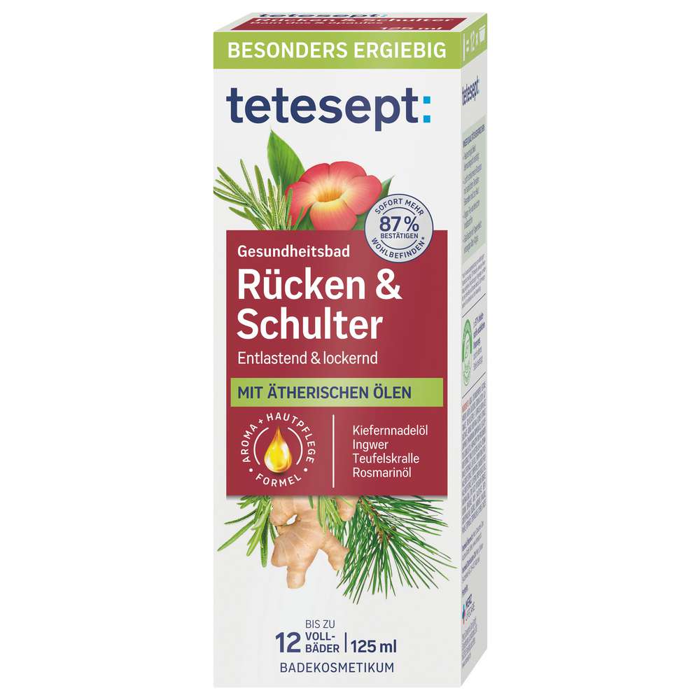 Produktabbildung tetesept Badezusatz für Rücken & Schulter