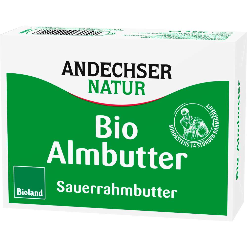 Produktabbildung Andechser Bio Almbutter, Sauerrahmbutter