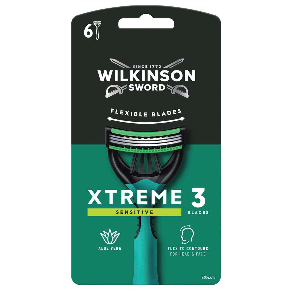 Produktabbildung Wilkinson Xtreme 3 Sensitive Herren 6er Einwegrasierer