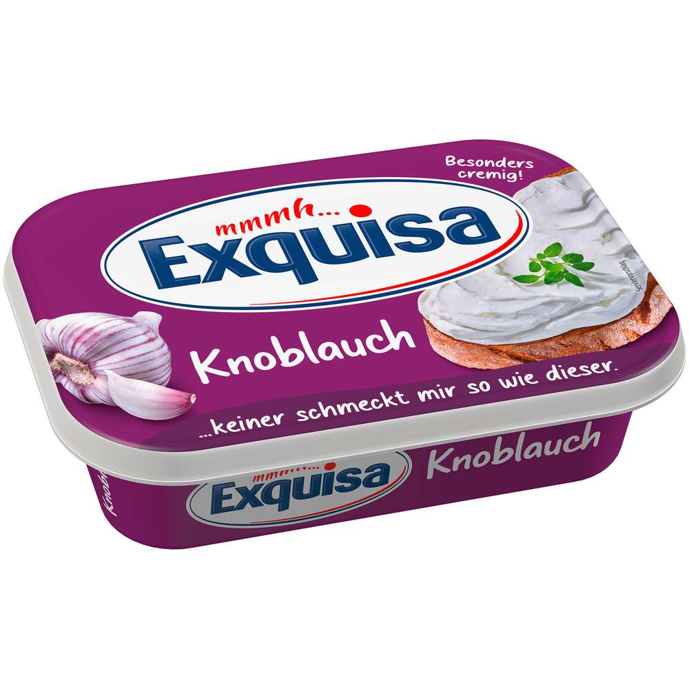 Produktabbildung Exquisa Frischkäse, Knoblauch