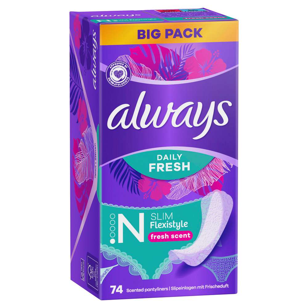 Produktabbildung Always Daily Protect Slipeinlagen mit Duft