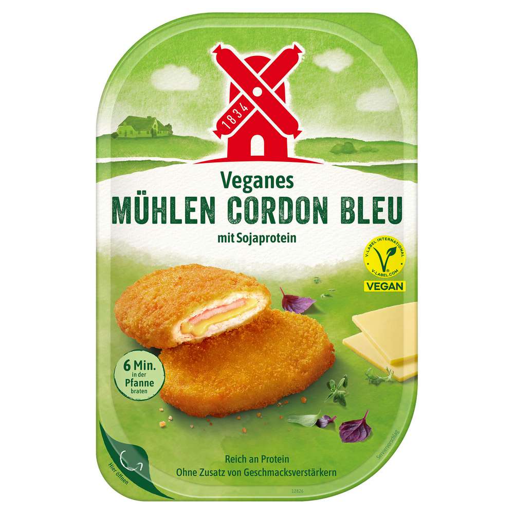 Produktabbildung Rügenwalder Mühle Vegetarische Mühlen Schnitzel, Cordon bleu