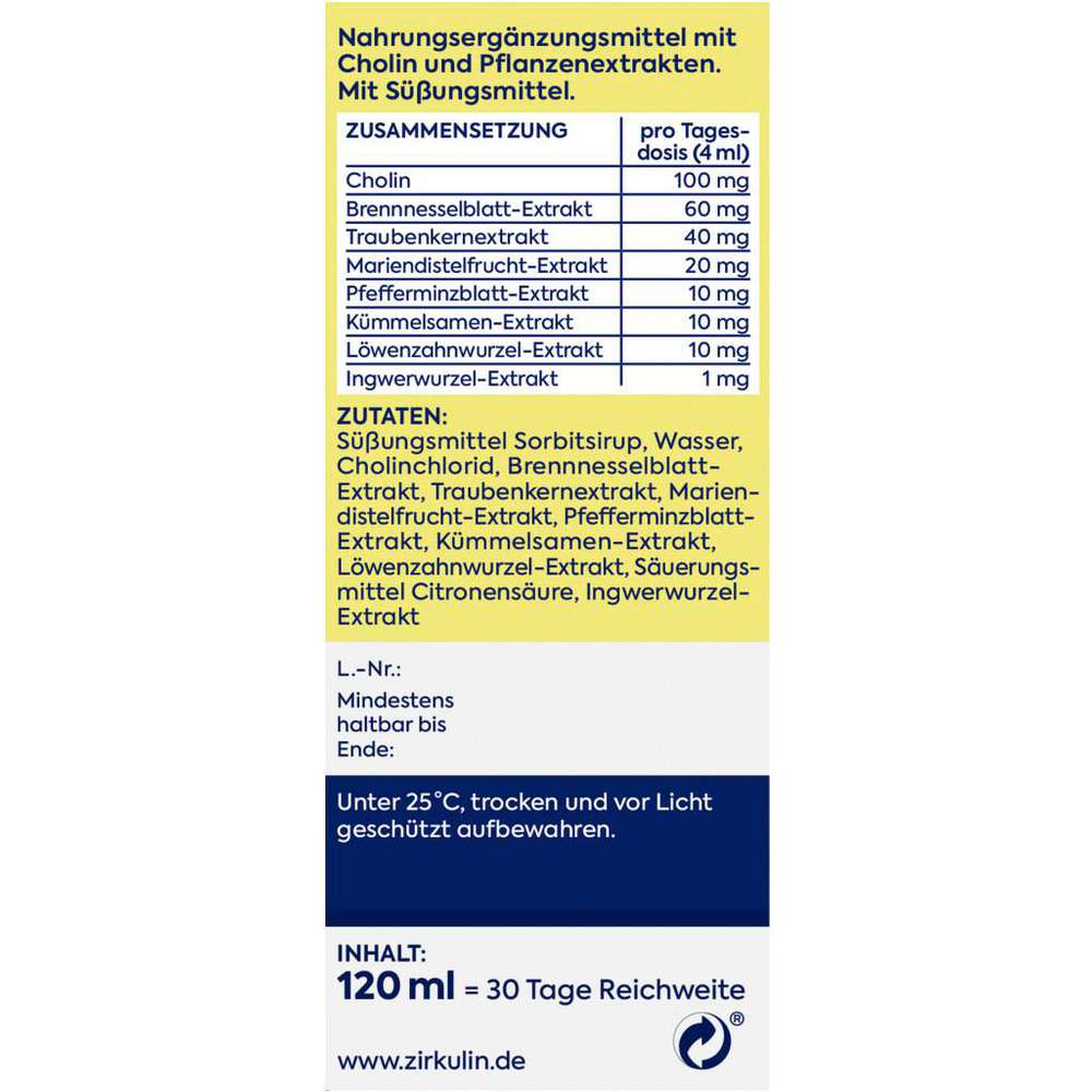 Produktabbildung Zirkulin Leber-Elixir