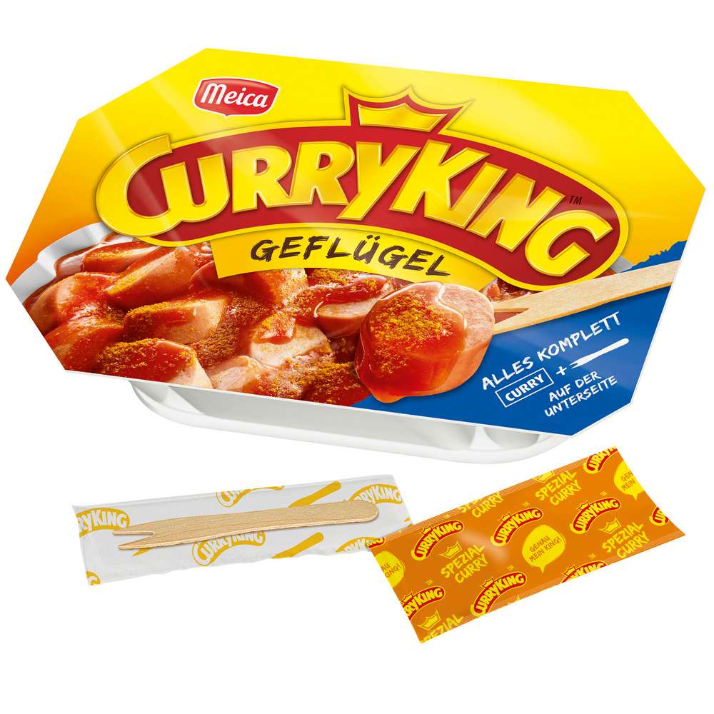 Produktabbildung Meica Currywurst Curry King, Geflügel