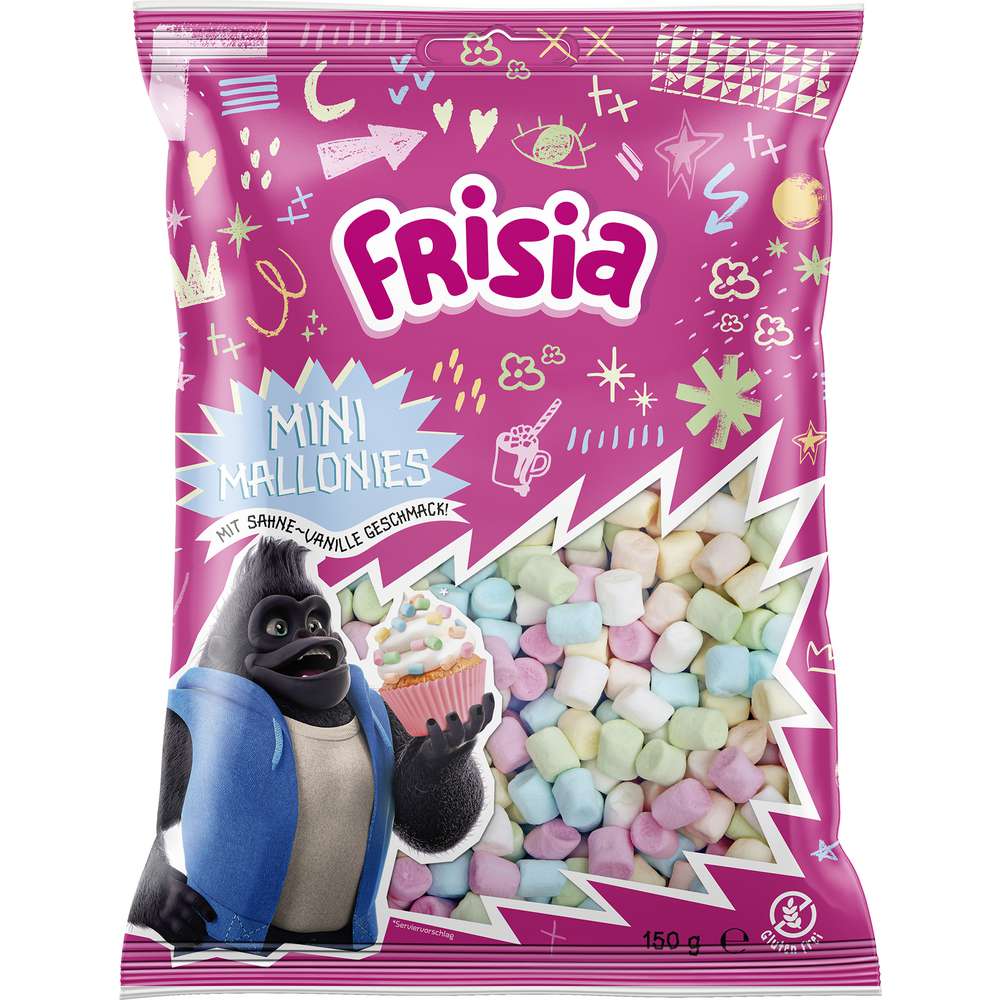 Produktabbildung frisia Mini Mallonies, Sahne-Vanille