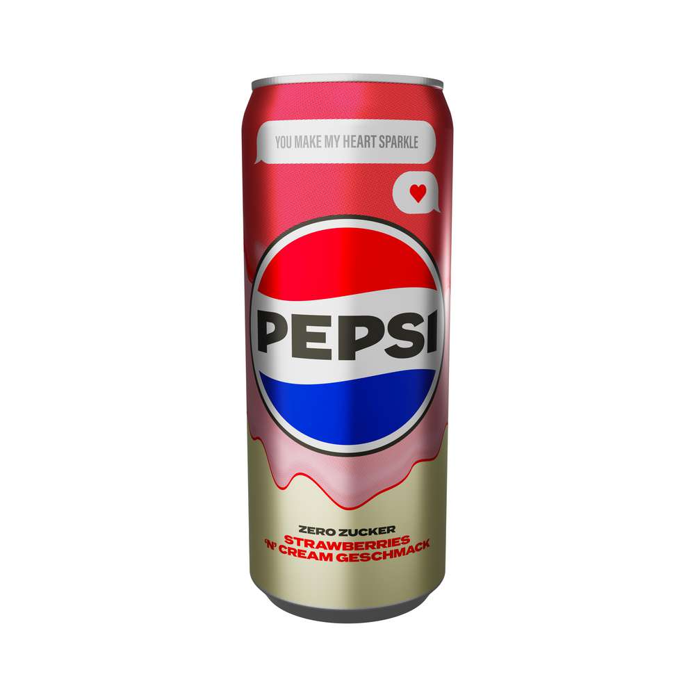 Produktabbildung Pepsi Pepsi Zero Strawberry Cream