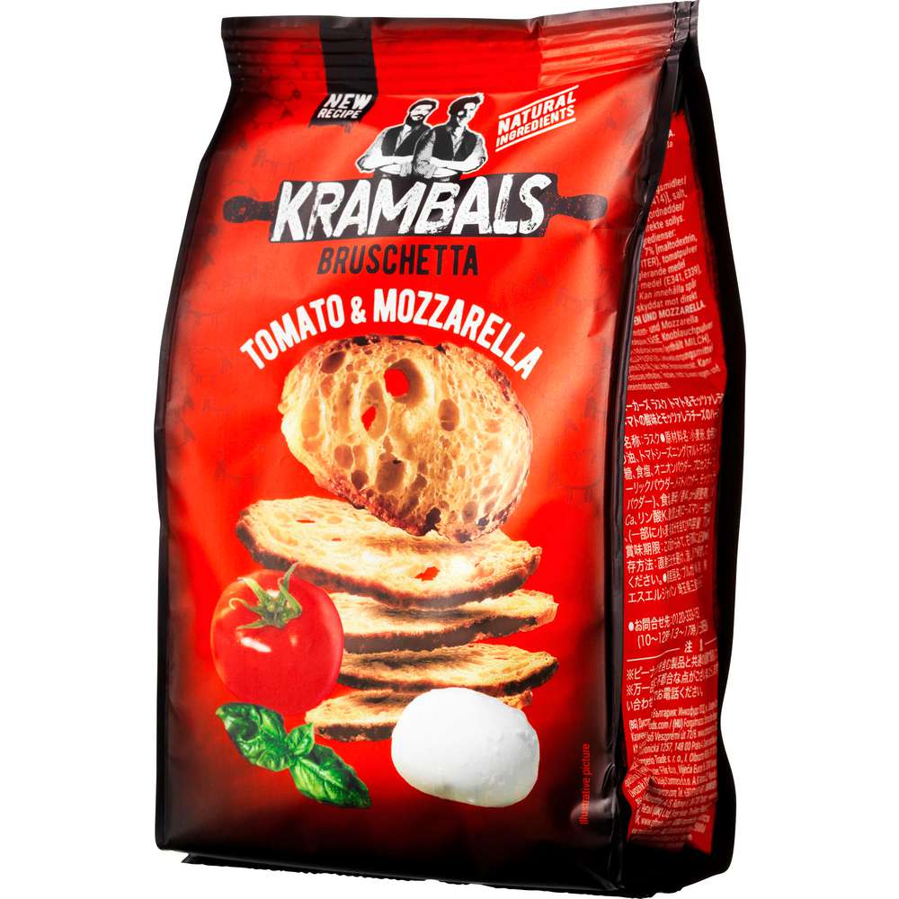 Produktabbildung KRAMBALS Brotchips Tomate-Mozzarella