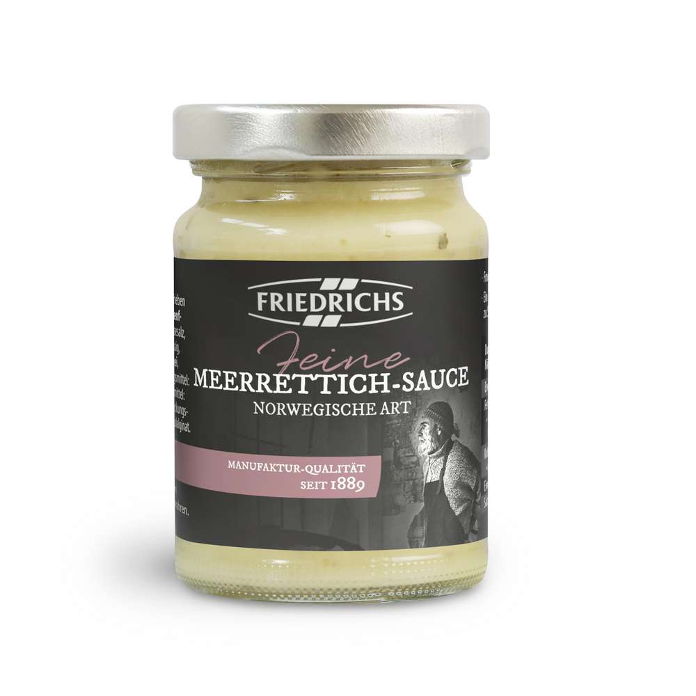 Produktabbildung Friedrichs Feine Meerrettich-Sauce, Norwegische Art