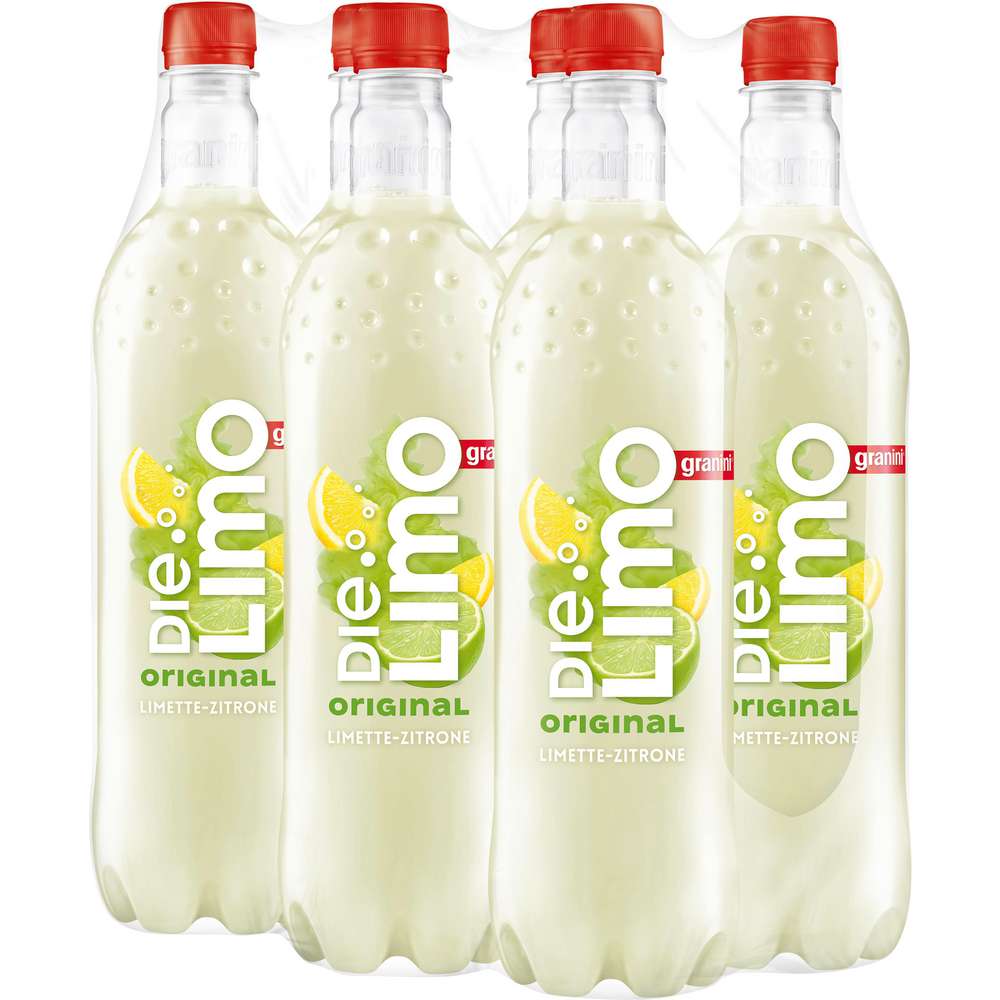 Produktabbildung Granini Die Limo, Limette-Zitronen-Limonade (6x 1,000 Liter)