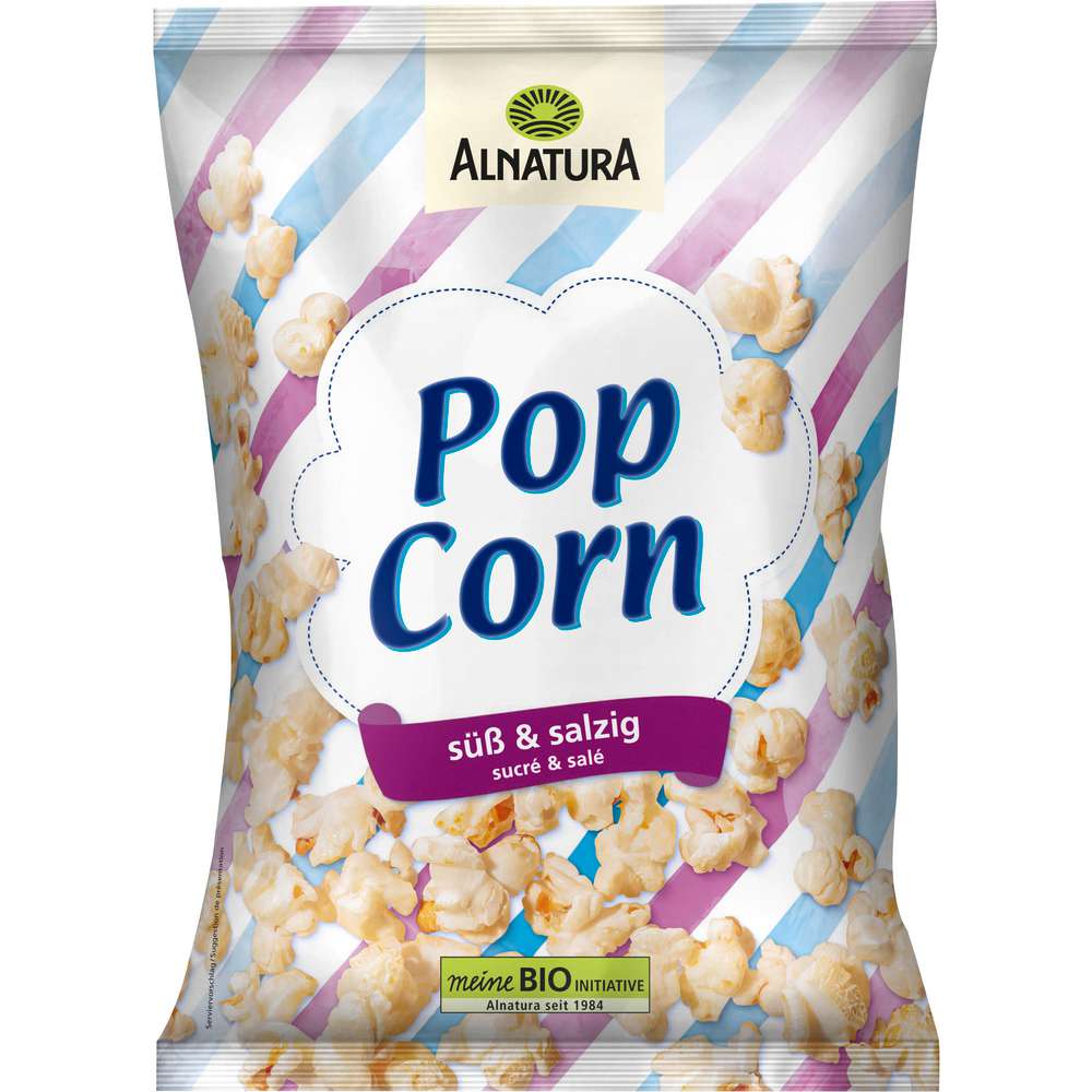 Produktabbildung Alnatura Popcorn süß und salzig
