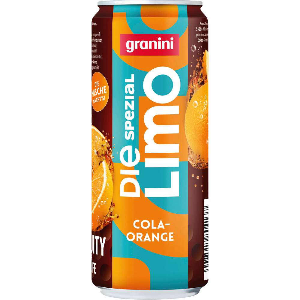 Produktabbildung Granini Die Limo, Cola/Orange