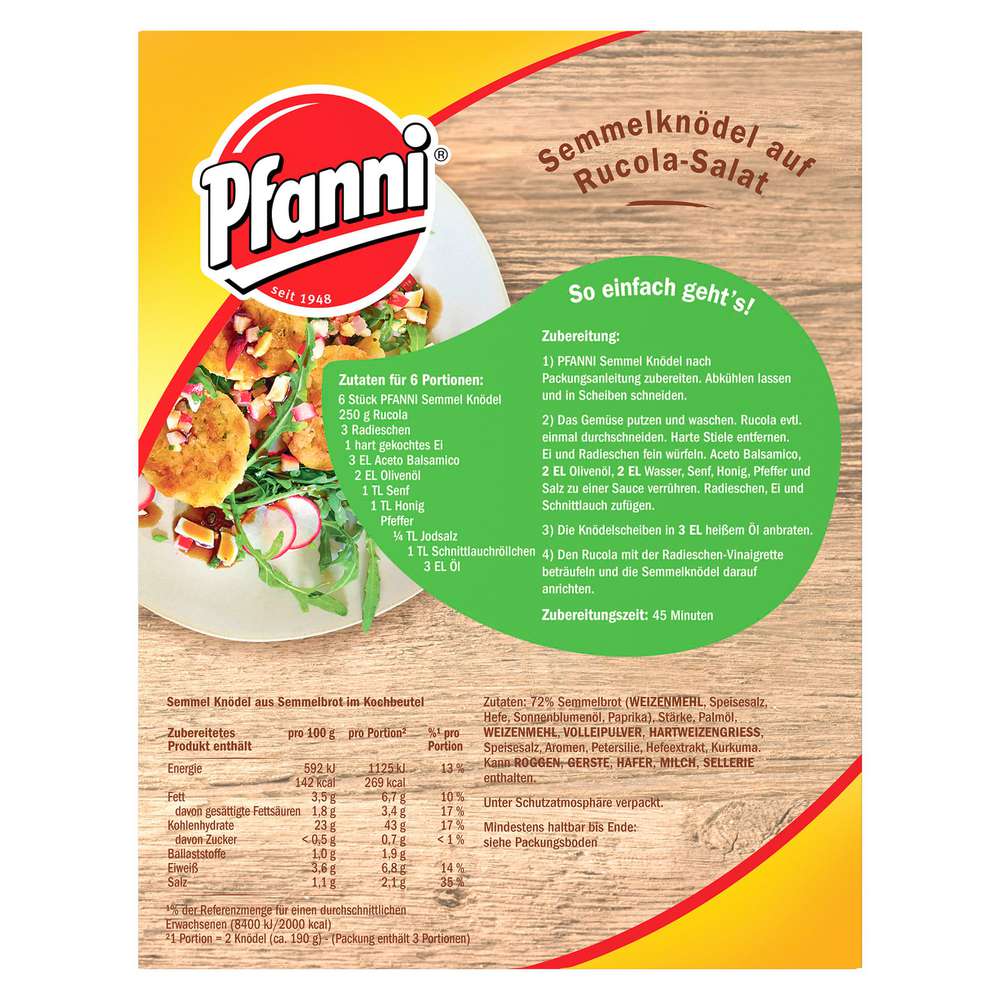 Produktabbildung Pfanni Semmel Knödel Der Klassiker