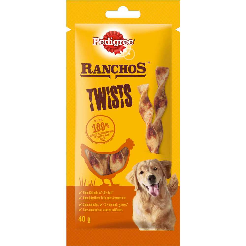 Produktabbildung Pedigree Hunde-Snack Ranchos, Twists Huhn