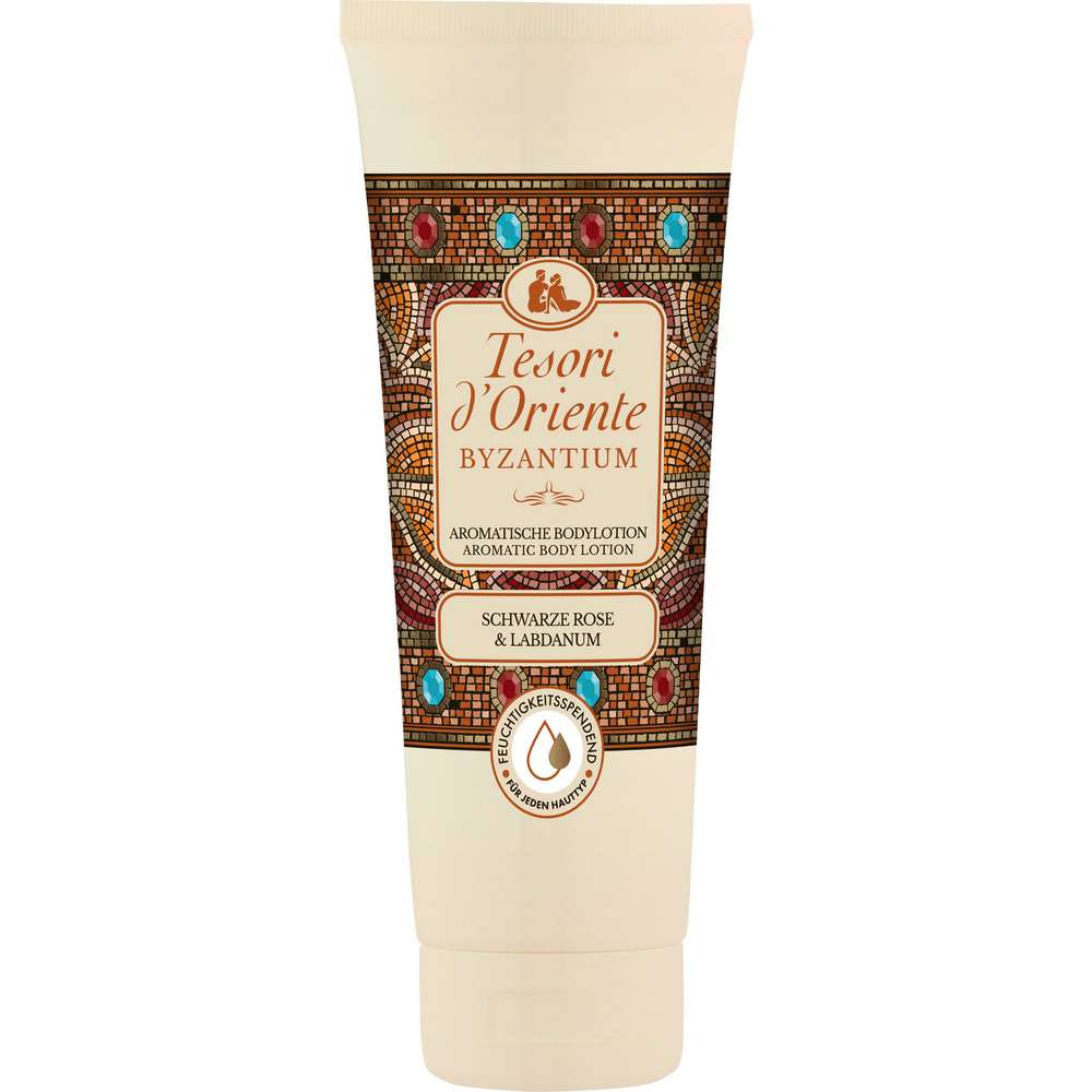 Produktabbildung Tesori d´Oriente Bodylotion Byzantium, Schwarze Rose & Labdanum