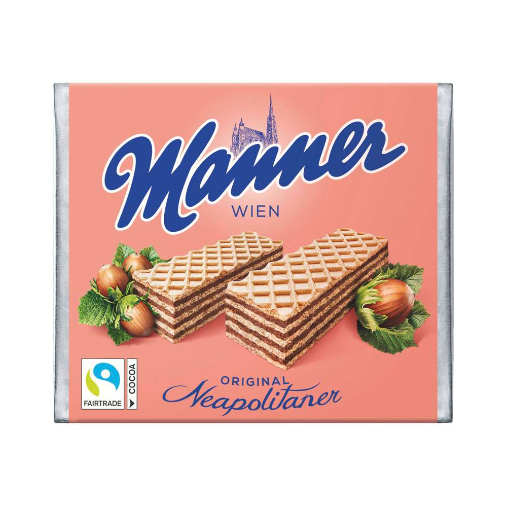 Produktabbildung Manner Neapolitaner Waffeln, Haselnuss
