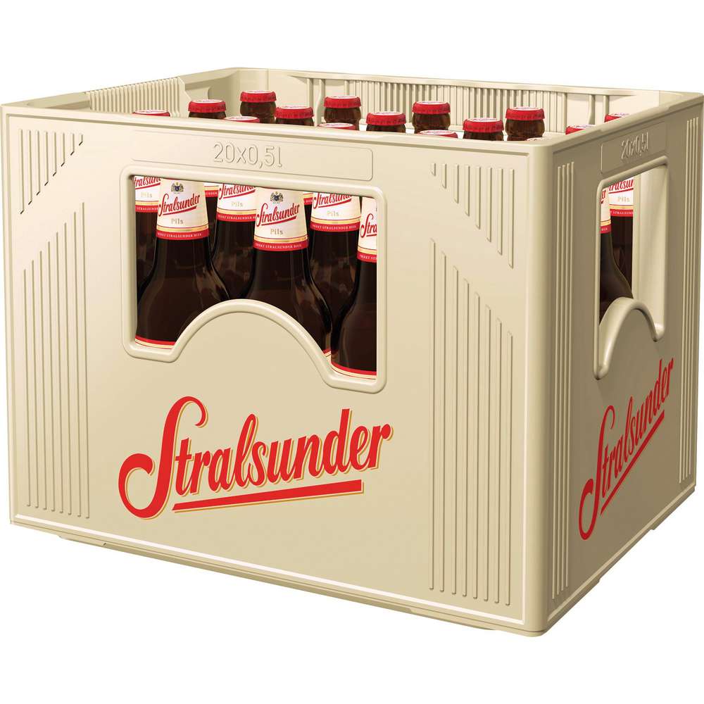 Produktabbildung Stralsunder Pilsener Bier 4,9% (20x 0,500 Liter)